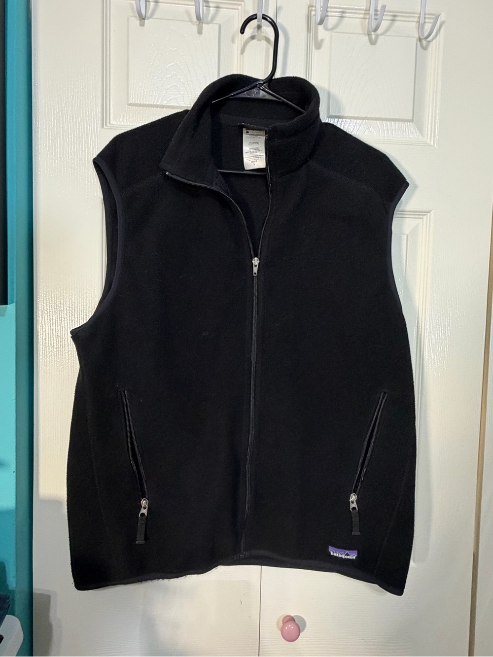 Men's Black Full-Zip Fleece Vest - Patagonia